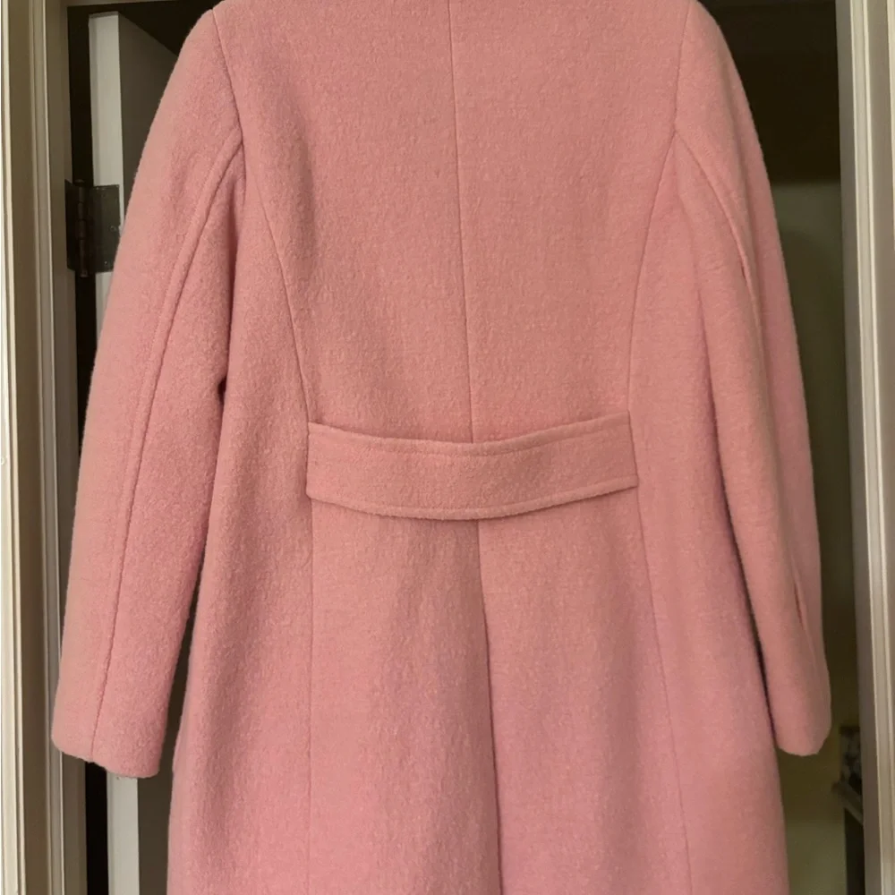 Talbots Pink Double-Breasted Coat - Picture 3 of 7